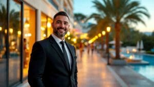 Doorman Berlin im Hotel. Sicherheit Türsteher