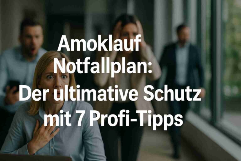 Amoklauf Notfallplan