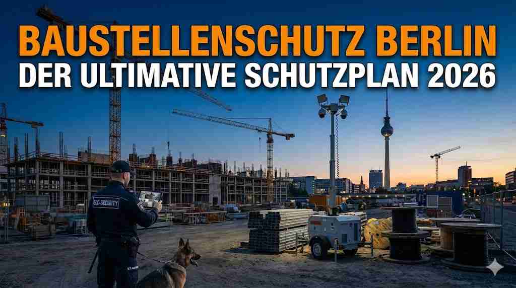 🏗️ Baustellenschutz Berlin: Dein Smart Schutzplan gegen Diebstahl 2026 1 Baustellenschutz Berlin